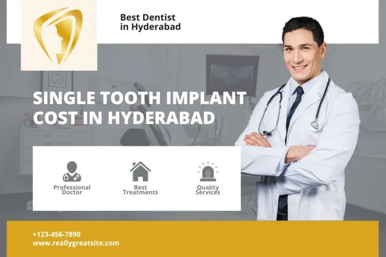 single tooth implant cost in hyderabad